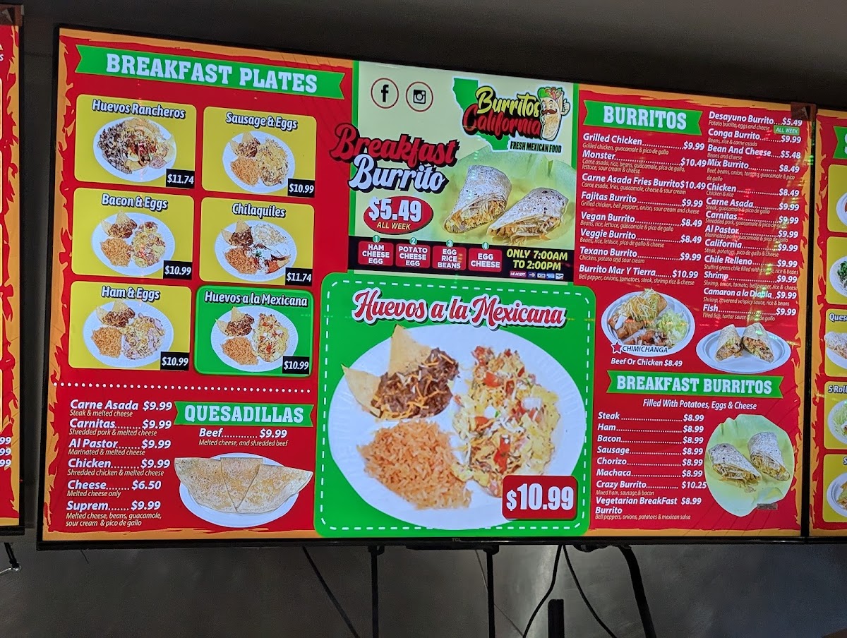 Burritos California Menu - Image 6